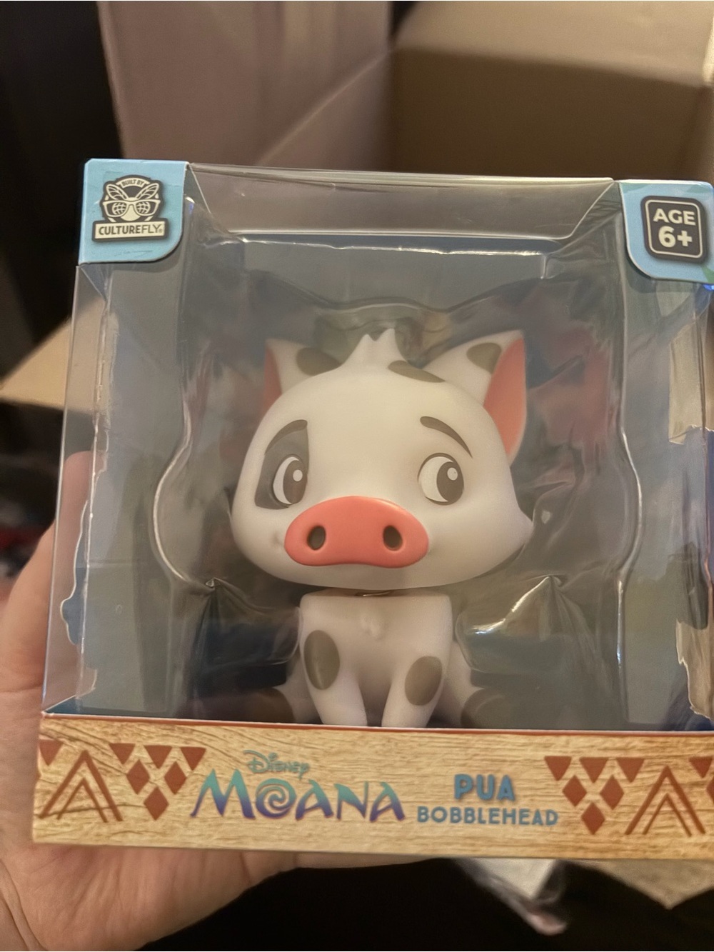 Disney Pua Collectible Figure – White, Pink, Gray